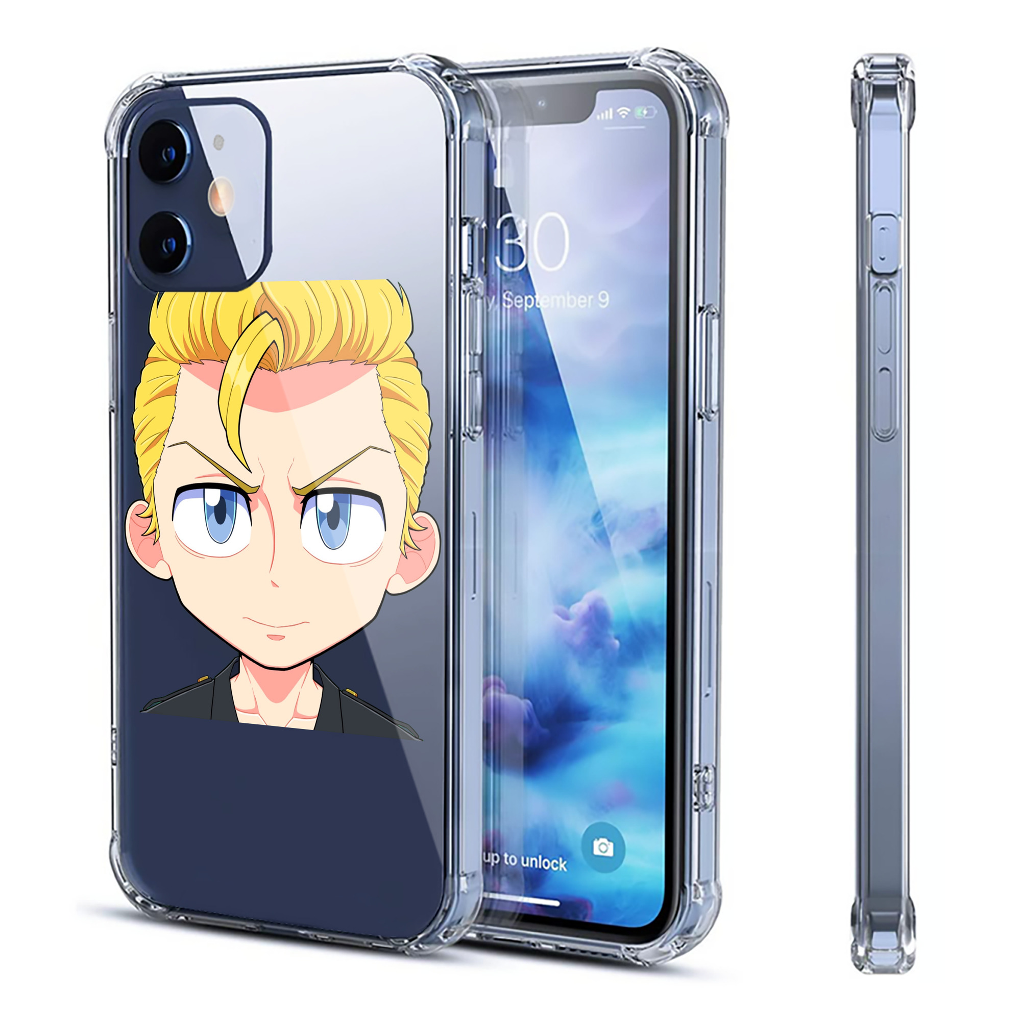 （画像用） 東京リベンジャーズ Tokyo Revengers 【iPhone 12シリーズ対応】透明スマホケース（クリアソフトケース）